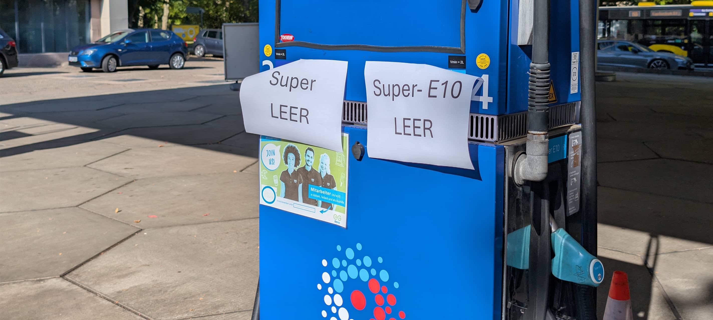 Tankstellen in Essen leergetankt